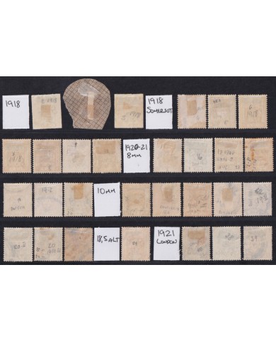 F-EX51904 PALESTINE HIGHT VALUE STAMPS LOT.