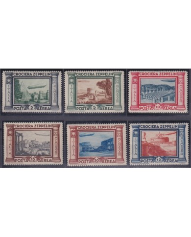 F-EX50981 ITALY MNH 1933 ZEPPELIN COMPLETE SET.