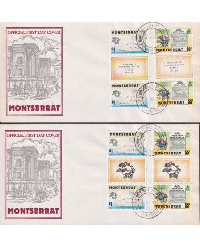 F-EX55026 MONTSERRAT IS FDC 1979 CENTENARY OF ROWLAND HILL.