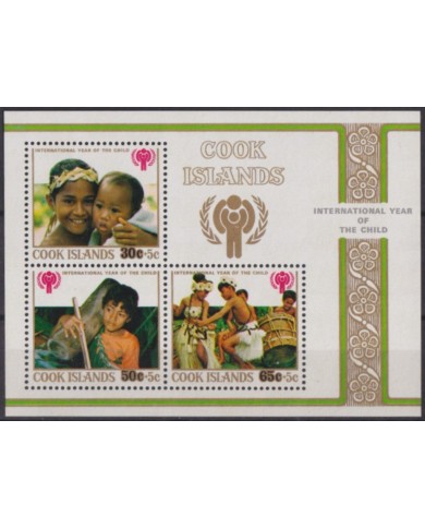 F-EX54578 COOK IS MNH 1979 INTERNATIONAL CHILDREN YEAR ETHNIC.