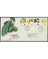 F-EX55155 MALAYSIA FDC 1998 FRUIT OF MALAYSIA TO SPAIN.