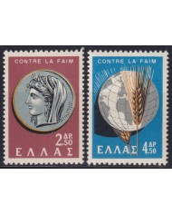 F-EX53547 GREECE MNH 1973 FREEDOM FROM HUNGER DEMETER MYTOLOGY.