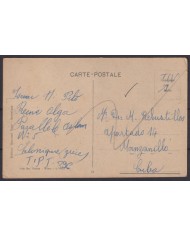 F-EX53563 GREECE 1926 POSTCARD SALONIQUE TO HAVANNA.