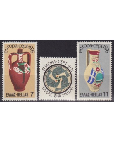 F-EX53581 GREECE MNH 1976 CEPT EUROPA ARCHAELOGY ART POTTERY.