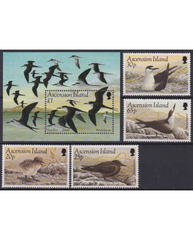 F-EX55619 ASCENSION MNH 1994 AVES PAJAROS BIRD OISEAUX VÖGEL SOOTY TERN DREAD.