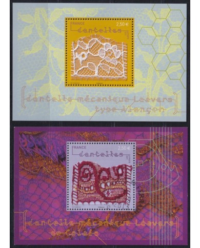F-EX55314 FRANCE MNH 2011 TRADITIONAL LACE SHEET.