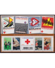 F-EX55071 FRANCE MNH 2011 RED CROSS SHEET.