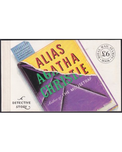 F-EX54369 UK ENGLAND MNH 1991 BOOKLED WRITTER AGATHA CHRISTIE.