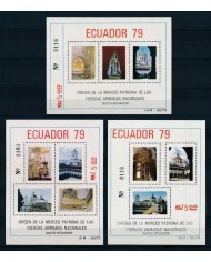 F-EX55285 ECUADOR MNH 1979 VIRGEN DE LA MERCED COLONIAL ARCHITECTURE CHURCH.
