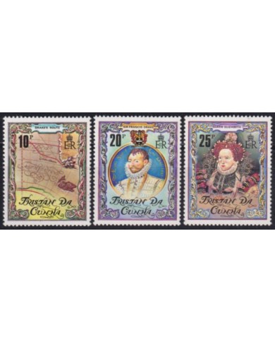 F-EX54461 TRISTAN DA CUNHA MNH 2004 FRANCIS DRAKE QUEEN ELIZABETH I.