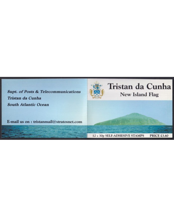 F-EX54433 TRISTAN DA CUNHA MNH BOOKLED NEW FLAG OF ISLAND.