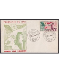 F-EX55170 MALI FDC 1959 FOUNDATION OF FEDERATION.