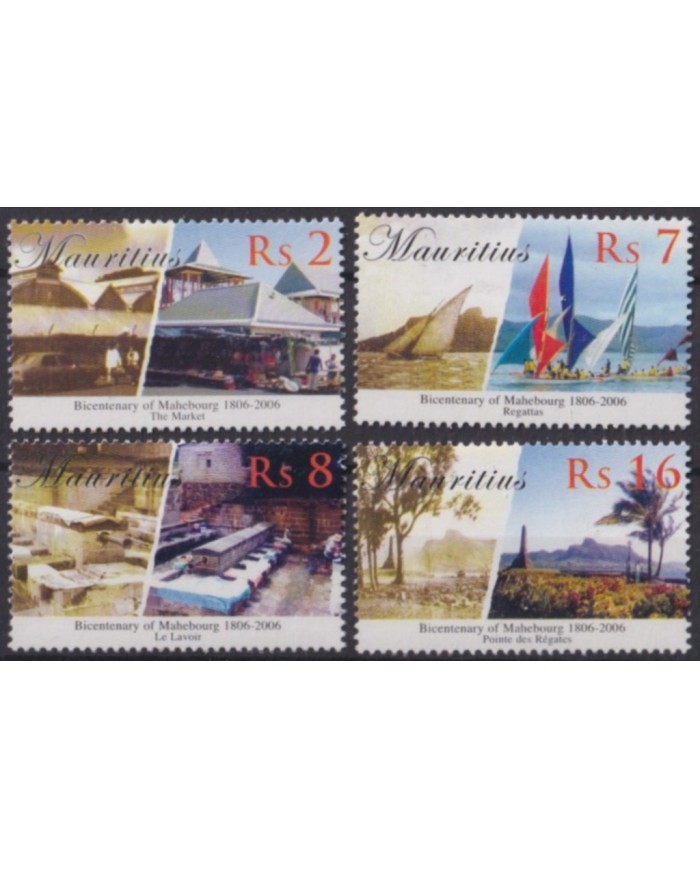 F-EX55196 MAURITIUS MNH 2006 BICENTENARY OF MAHEBOURG.