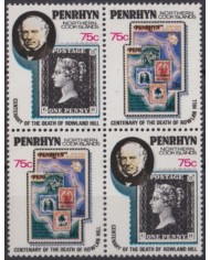 F-EX55194 PENHRYN MNH 1979 CENT OF DEATH ROWLAND HILL PENNY BLACK.