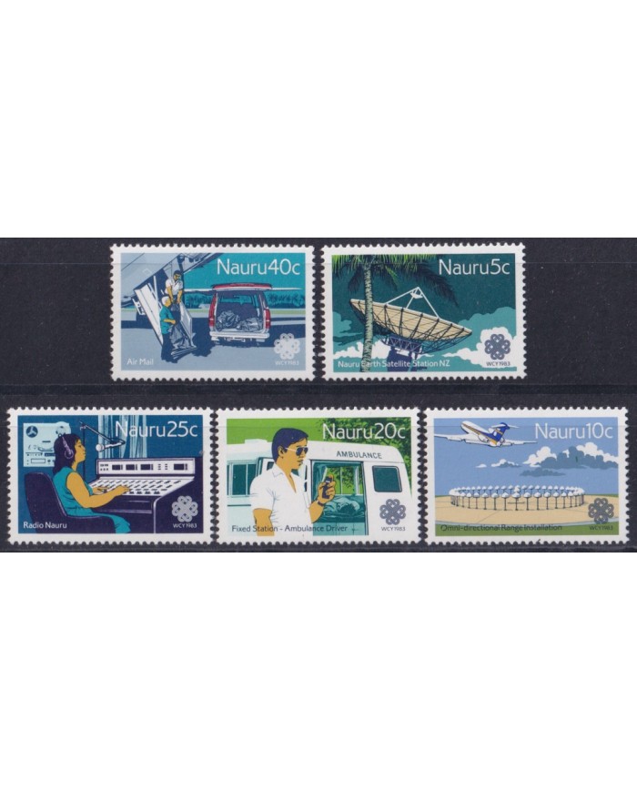 F-EX53370 NAURU MNH 1983 RADIO COMMUNICATIONS WORLD DAY.