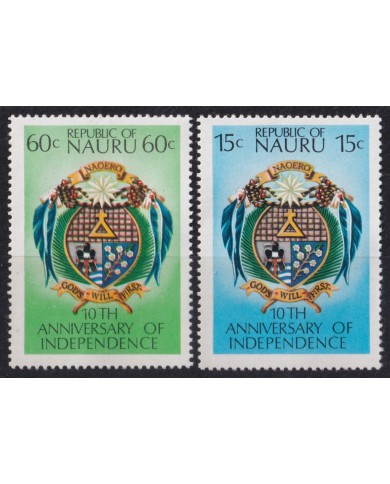 F-EX53258 NAURU MNH 1978 DECLARATION INDEPENDENCE ANNIV.