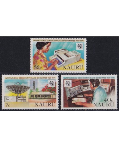 F-EX53374 NAURU MNH 1979 INTERNATIONAL CONSULTATIVE COMMITTEE RADIO.