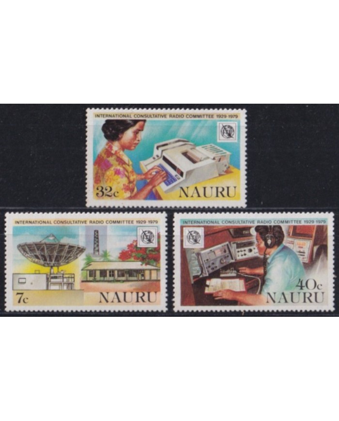 F-EX53374 NAURU MNH 1979 INTERNATIONAL CONSULTATIVE COMMITTEE RADIO.