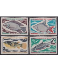 F-EX55927 CHAD TCHAD MNH 1969 MARINE WILDLIFE FAUNA FISH.