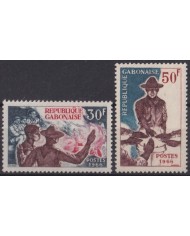 F-EX55666 GABON MNH 1966 BOYS SCOUTS JAMBOREE.