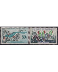F-EX55678 CENTRAL AFRICA MNH 1962-63 BIRDS VÖGEL OISEAUX AVES PAJAROS.
