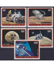 F-EX55694 UPPER VOLTA MNH 1973 SPACE EXPLORATION MOON COSMOS.
