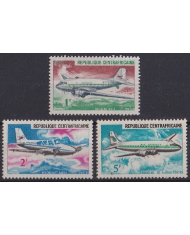F-EX55685 CENTRAL AFRICA REP 1967 MH AIRPLANE AVION.