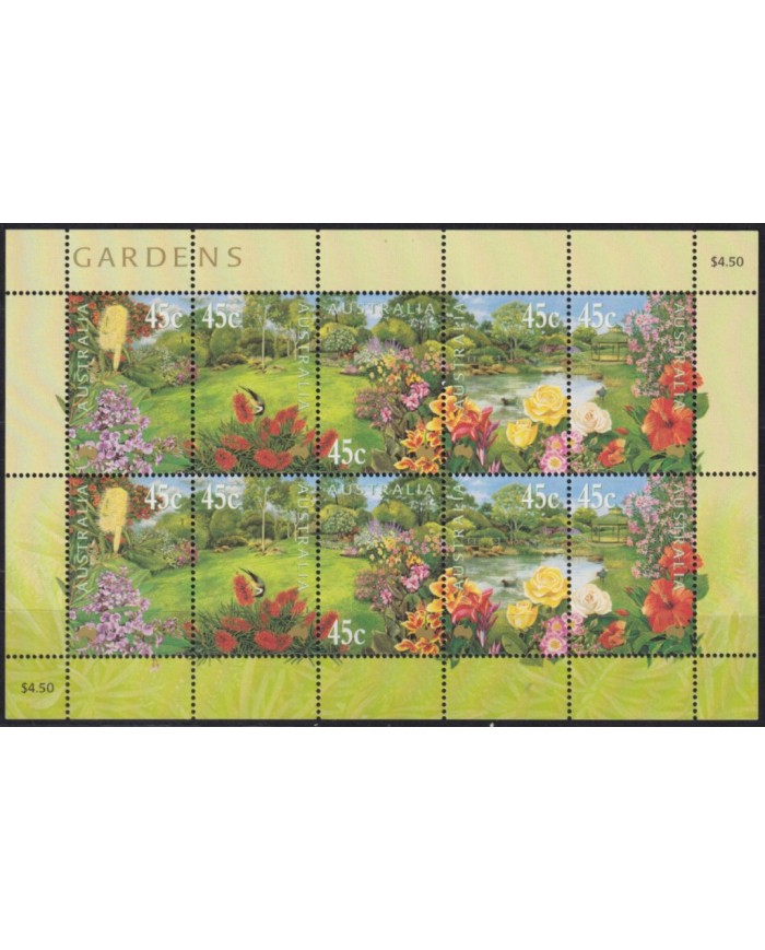 F-EX55701 AUSTRALIA MNH 2000 GARDENS TREE FLOWERS FLORES.
