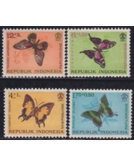F-EX53727 INDONESIA MNH 1963 BUTTERFLIES MARIPOSAS PAPILLON.