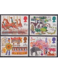 F-EX49612 ENGLAND UK GB MNH 1983 CIRCUS CLOWS DRAWING.