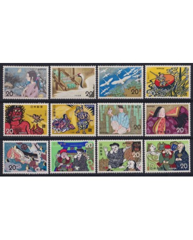 F-EX53208 JAPAN NIPPON MNH 1974 FOLKTALE FOLKLORE ETHNIC TALES.