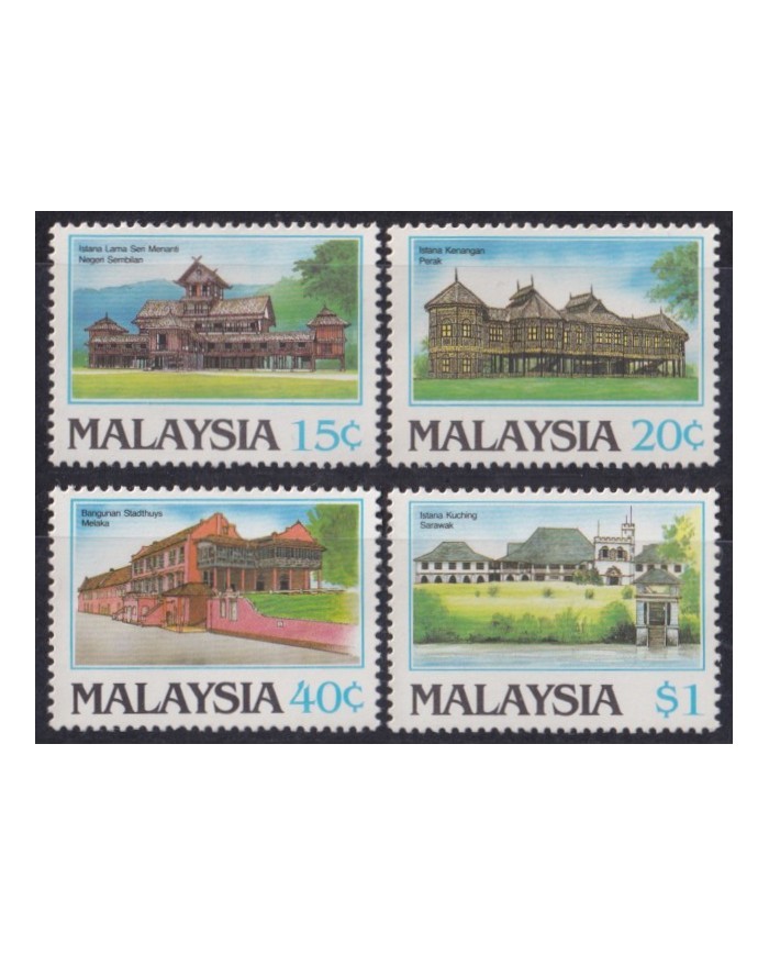 F-EX53390 MALAYSIA MNH 1986 BUILDING ARCHITECTURE.