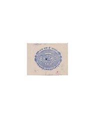 F-EX17671 INDIA FEUDATARY STATE REVENUE. JAIPUR SEALLED PAPER CUT 12 DOCS LOT.