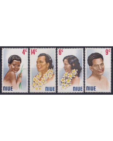 F-EX53368 NIUE MNH 1971 INDIGENOUS NATIVE FOLKLORE.
