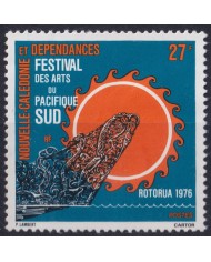 F-EX53260 NEW CALEDONIE MNH 1976 PACIFIC SUD ART FESTIVAL ROTORUA.