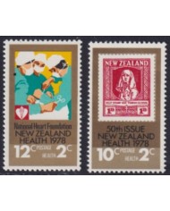 F-EX44496 NEW ZEALAND MNH 1978 HEALTH HEART NATIONAL FUNDATION NURSE.