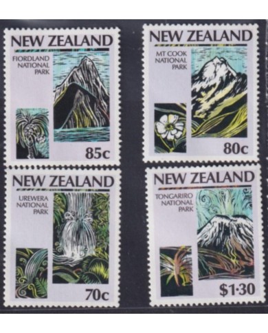 F-EX44489 NEW ZEALAND MNH 1978 CENTENARY NATIONAL PARK.