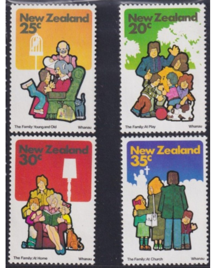 F-EX44490 NEW ZEALAND MNH 1981 HEALTH FAMILY.