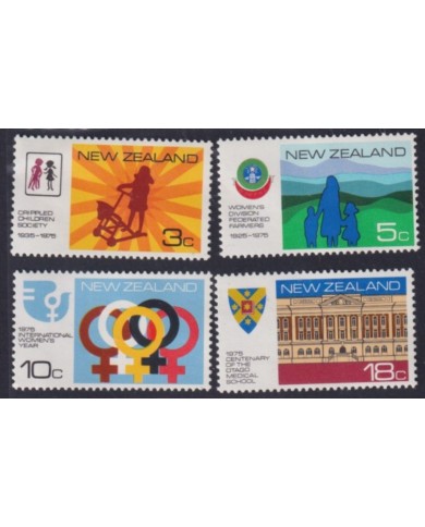 F-EX44487 NEW ZEALAND MNH 1975 INTERNATIONAL WOMAN YEAR.