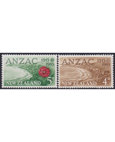 F-EX43603 NEW ZEALAND MNH 1965 ANZAC BEACH LANDSCAPE.
