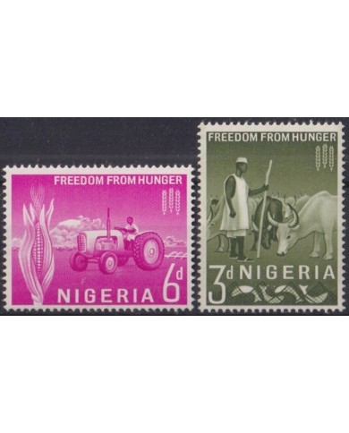 F-EX44209 NIGERIA MNH 1963 FREEDOM OF HUNGER.