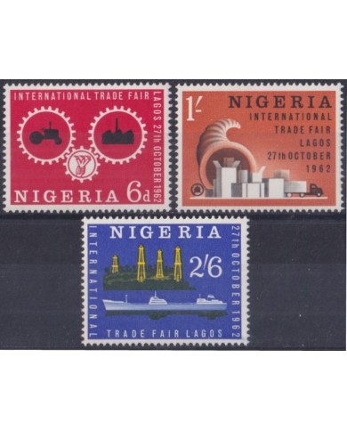 F-EX44210 NIGERIA MNH 1962 INTERNATIONAL TRADE FAIR OF LAGOS.