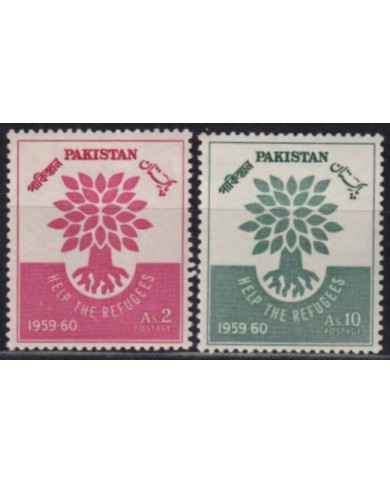 F-EX53623 PAKISTAN MNH 1960 HELP THE REFUGEE.