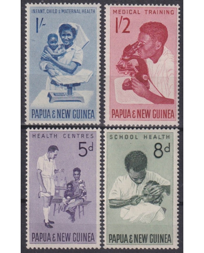 F-EX43295 PAPUA NEW GUINEA MH 1964 HEALTH MEDICINE.