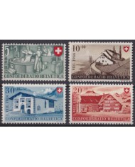 F-EX53712 SWITZERLAND MNH 1946 NATIONAL DAY ARCHITECTURE.