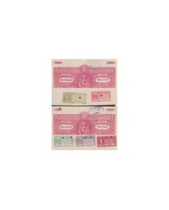 F-EX17675 INDIA FEUDATARY STATE REVENUE. JODHPUR SELLED PAPER DOCS LOT 7 1939-42.