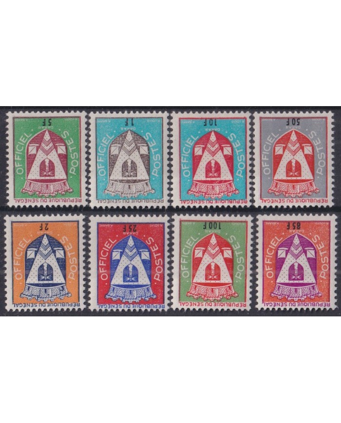 F-EX44162 SENEGAL MNH 1961 OFFICIAL MAIL DAKAR COAT OF ARMS.
