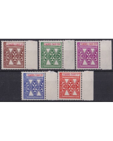 F-EX44161 SENEGAL MNH 1961 POSTAGE DUE.
