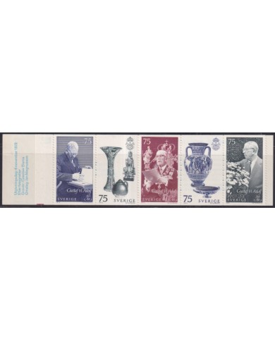 F-EX44744 SWEDEN SVERIGE SUEDE MNH 1972 BOOKLED ARCHAELOGY ANTIQUES CHINE.