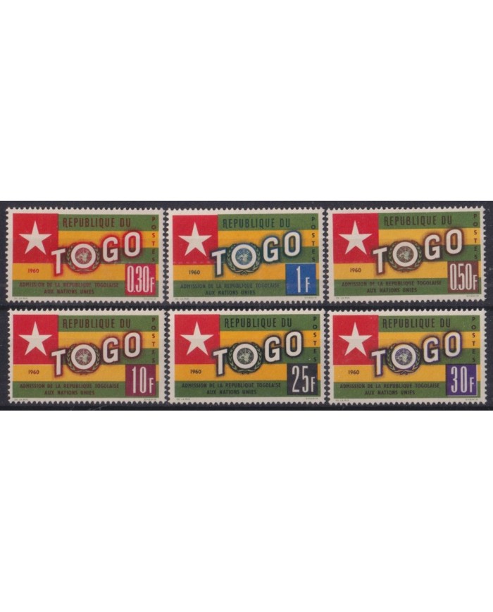 F-EX44195 TOGO MNH 1960 ADMISSION IN UNITED NATIONS FLAG